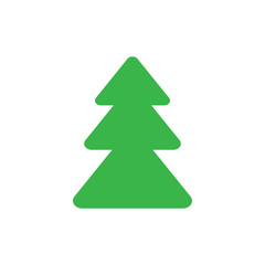 Pine tree icon graphic design template vector illustration