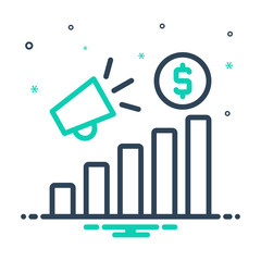 mix icon for promotion increase 