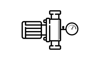 High Pressure motor vector icon-vector - Vector 