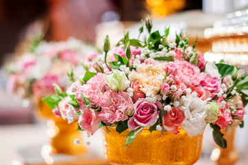 bunch of pastel flowers