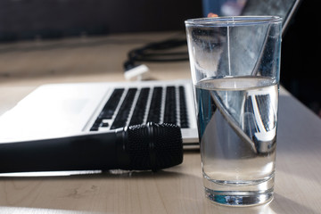leave some space in glass to fill more water in the class