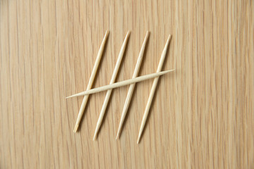 counting by toothpick