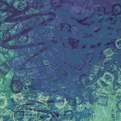 Canvas surface. Wide brush. Wall painting. Painterly mix. Modern art. Abstract. Backdrop material. Oil painting. 2d illustration. Color texture. Handmade background. 