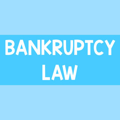 Writing note showing Bankruptcy Law. Business concept for Designed to help creditor in getting the asset of the debtor Square rectangle paper sheet loaded with full creation of pattern theme