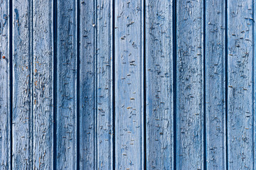 Staples on an old wooden wall.