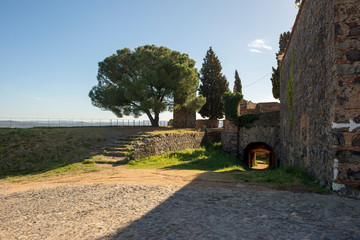 The medieval village of Hostalric in Girona