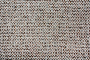 Rough fabric texture. Coarse cloth structure. Woven canvas. Burlap backdrop.