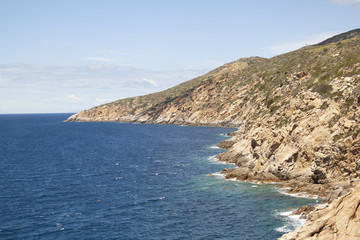 faro di punta capel rosso isola del Giglio Grosseto Italia