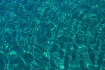 amazing crystal clear water of the Aegean sea