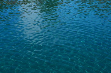 Fototapeta na wymiar amazing crystal clear water of the Aegean sea