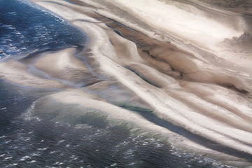 Westerhever, Luftbild vom Schleswig-Holsteinischen Nationalpark Wattenmeer © crimson