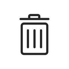 trash can icon vector design