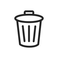 trash can icon vector design