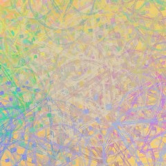 Fototapeta premium Artistic sketch backdrop material. Abstract geometric pattern. Chaos and random. Modern art drawing painting. 2d illustration. Digital texture wallpaper. 