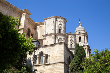 Fototapeta premium Cathedral in Malaga, Spain