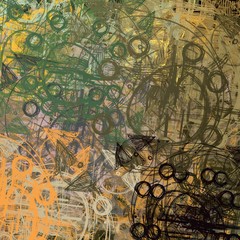 Artistic sketch backdrop material. Abstract geometric pattern. Chaos and random. Modern art drawing painting. 2d illustration. Digital texture wallpaper. 