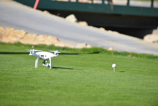 Drone y Golf