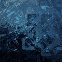 Artistic sketch backdrop material. Abstract geometric pattern. Chaos and random. Modern art drawing painting. 2d illustration. Digital texture wallpaper. 