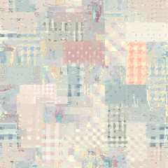 Abstract seamless pattern with imitation of a grunge dirty texture. Vector image.