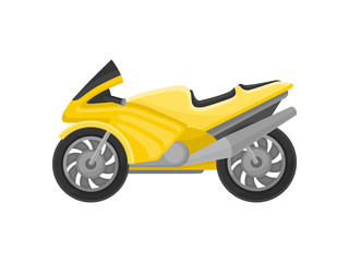 Sport bike. Vector illustration on white background.