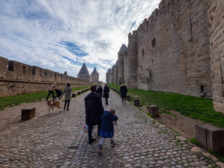 Carcasone Francia castillo ciudad sur 