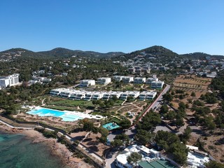 Naklejka premium aerial view of Ibiza living 