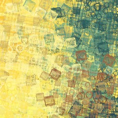 Obraz premium Artistic sketch backdrop material. Abstract geometric pattern. Chaos and random. Modern art drawing painting. 2d illustration. Digital texture wallpaper.