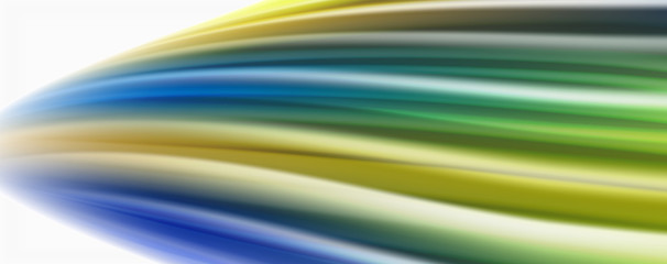 Glossy colorful liquid waves abstract background,, modern techno lines