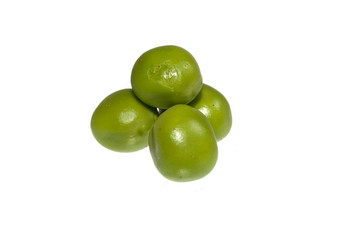 peas isolated on white background