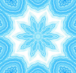 Abstract blue concentric pattern