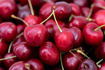 Sweet Cherries Background