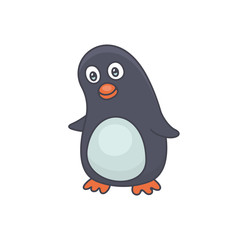 Penguin. isolated on white background
