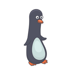 Penguin. isolated on white background
