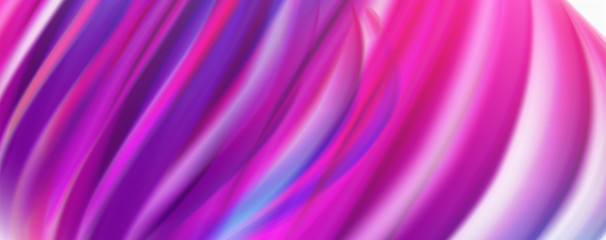 Glossy colorful liquid waves abstract background,, modern techno lines