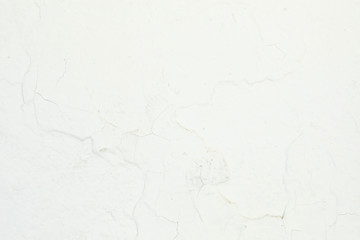 Crack in a white wall