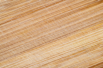 Bamboo cutting board surface