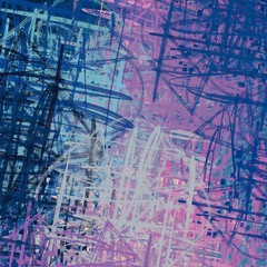 Colorful texture with various shapes and lines.