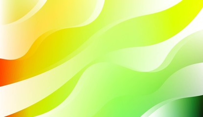 Template Abstract Background With Curves Lines. Design For Cover Page, Poster, Banner Of Websites. Vector Illustration with Color Gradient.