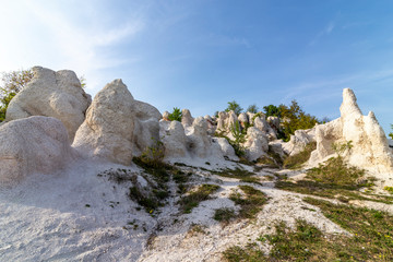 Stone wedding rock phenomenon in Bulgaria