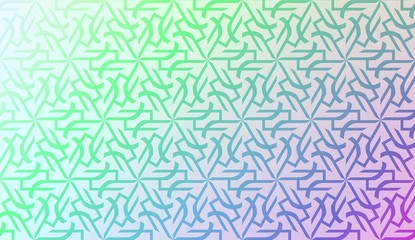 Art deco geometric pattern with Modern pastel color Gradient Design. For Greeting Card, Flyer, Poster, Brochure, Banner Calendar. Vector Illustration.