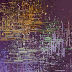 Colorful crazy wallpaper. 2d illustration. Various colors and lines.