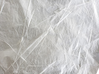 白いしわの寄った素材