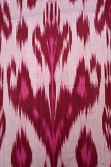  Colorful traditional Uzbek fabric