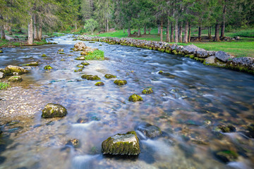 La Source du Doubs, Mouthe, Jura, Frankreich