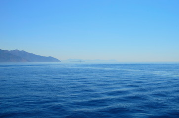 Cruise on the ship on the amazing Aegean Sea