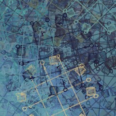 Various colorful texture. Color backdrop wallpaper. 2d illustration. Various shapes and lines.