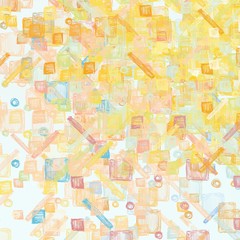 Fototapeta premium Various texture pattern. Colorful wallpaper. 2d illustration.
