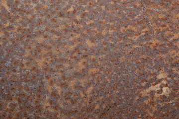 Rust texture small brown rust pockets rusty brown weathered surface