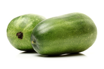 Winter melon on white background