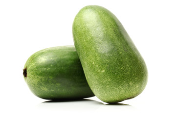 Winter melon on white background